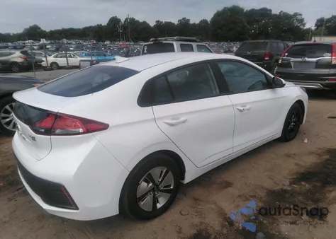 2021 Hyundai Ioniq Hybrid Blue from USA, damaged, VIN KMHC65LC8MU255472